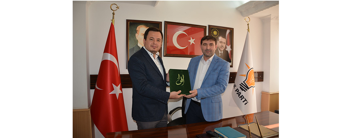 MÜFTÜ KIZMAZ’DAN AK PARTİ’YE ZİYARET