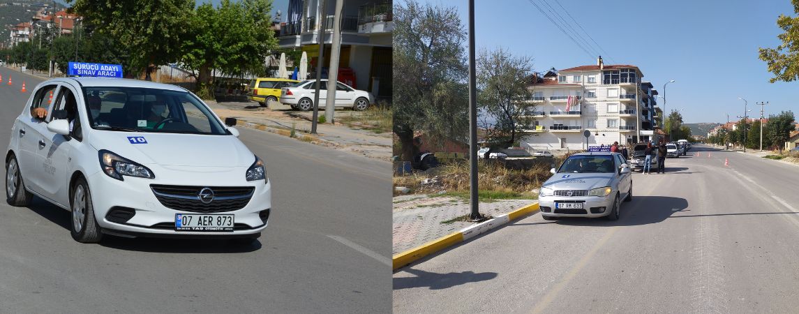 175 SÜRÜCÜ ADAYI DİREKSİYON SINAVINA GİRDİ